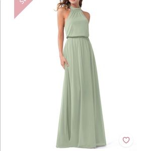 Azazie Sage Halter Neck Bridesmaid Dress